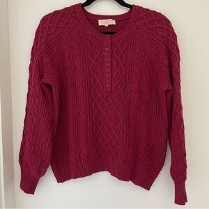 Sézane Bree Jumper in Cherry